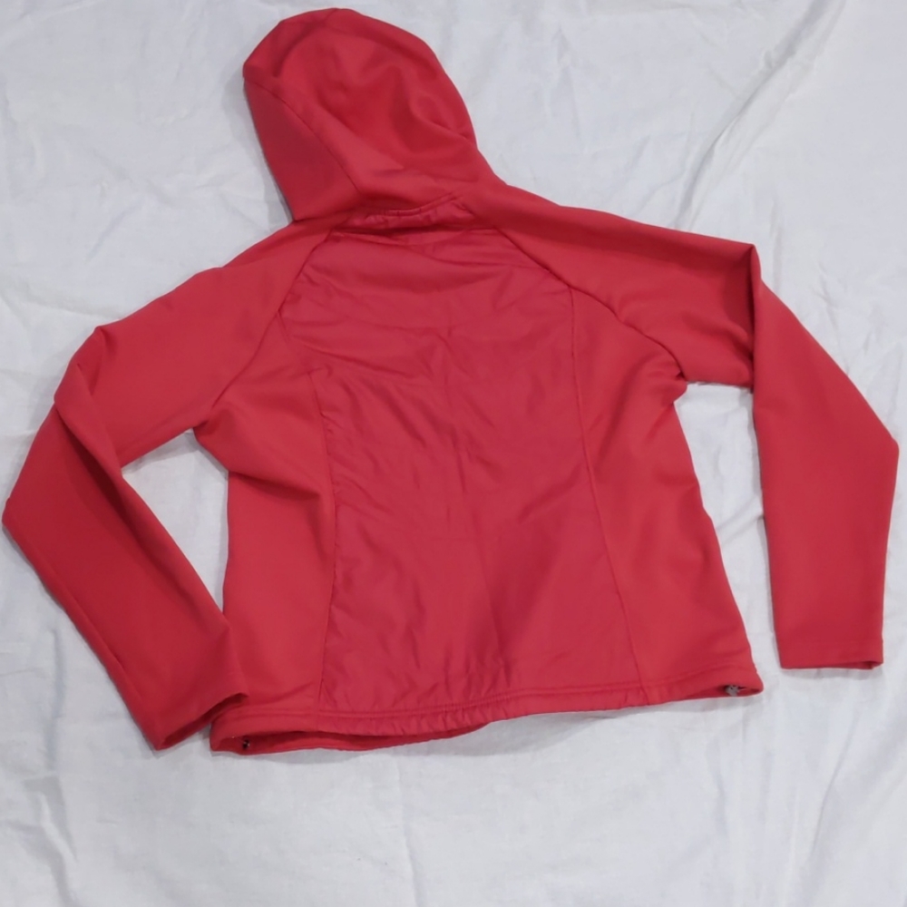 3/$30 Eddie Bauer full zip soft shell hooded jacket XL red - Picture 5 of 7